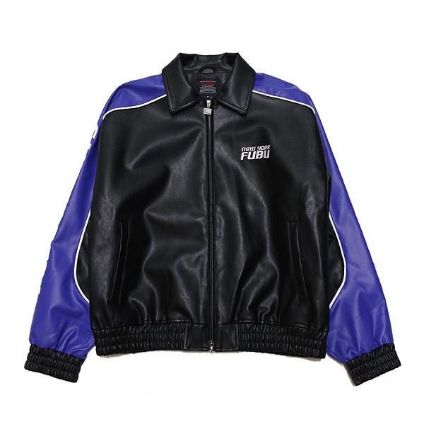 fubu レザージャケット　タグ付き FUBU（フブ） フーブ フェイクレザー ジャケット FAUX LEATHER JACKET