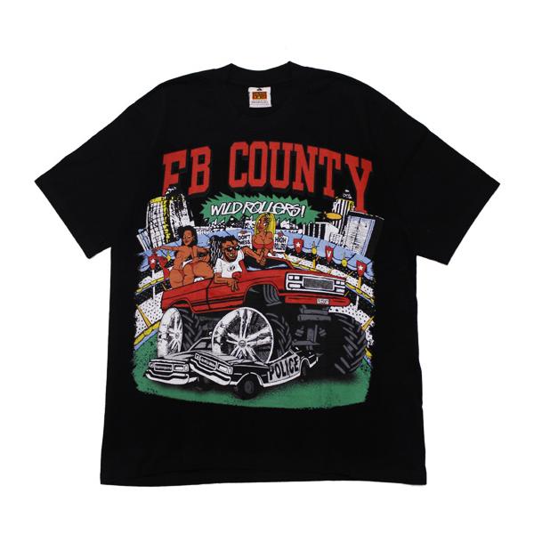 FB COUNTY エフビーカウンティ 半袖Tシャツ WILD ROLLERS S/S TEE