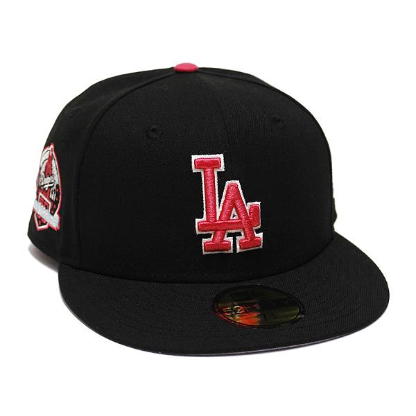 NEW ERA ニューエラ ロサンゼルス ドジャース 5950 キャップ LOSANGELES DODGERS MIAMI BEACH 59FIFTY CAP メジャーリーグ MLB サイドパッチ ブラック