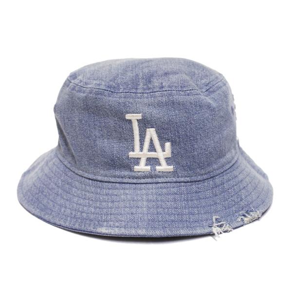 NEW ERA（ニューエラ） ロサンゼルス ドジャース デニム バケット