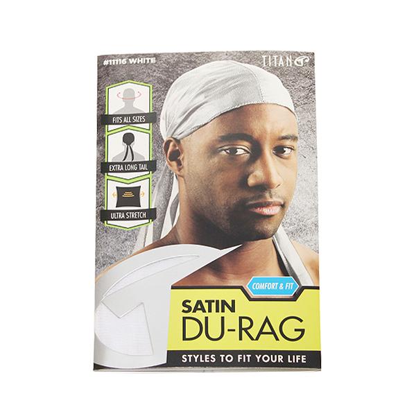 SATIN DU-RAG ドゥーラグ メンズ ストリート HIPHOP ヒップホップ ラップ ホワイト 白