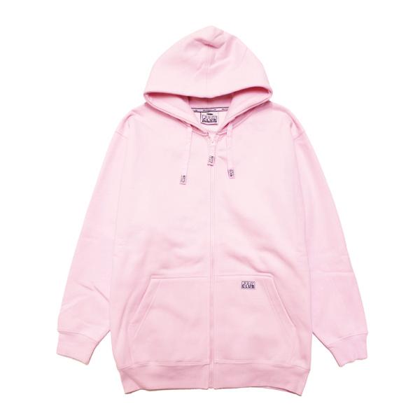 PRO CLUB プロクラブ 143 スウェットジップフーディー HEAVYWEIGHT FLEECE FULL ZIP HOODIE ワイドシルエット ヘヴィーウェイト 裏起毛 ピンク M L XL