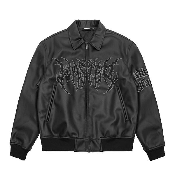WASTED PARIS ウェステッドパリス PUレザー ジャケット BLITZ VARSITY