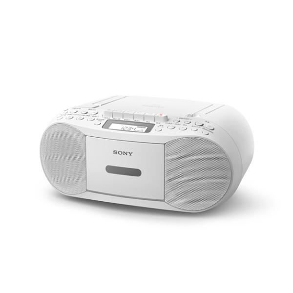 Sonyラジカセ( CFD-S70) CDプレーヤー・ラジオ・カセット SONY CFD-S70 ホワイト CDラジオカセットコーダー : サウンド