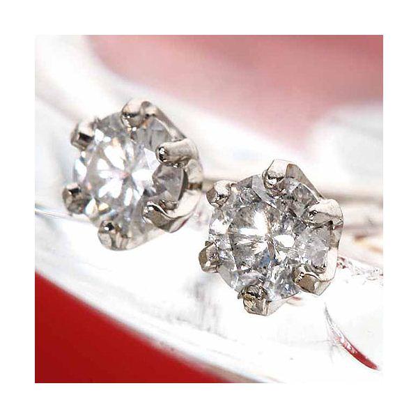 K18WG ダイヤモンドピアス 0.2ct(TOP) : サウンドエース - 通販
