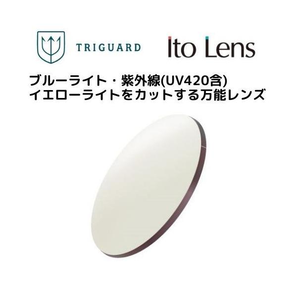 イトーレンズ [トライガード(単焦点)／耐キズコート付] メガネ