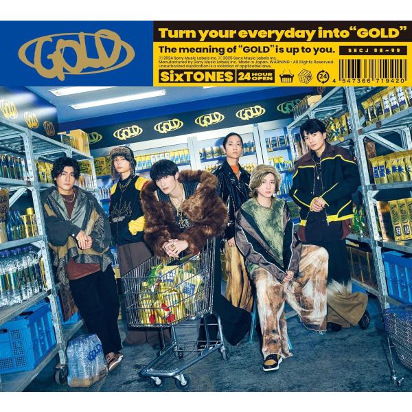 SixTONES GOLD 初回盤含む3形態 GOLD(3形態/Blu-rayｾｯﾄ