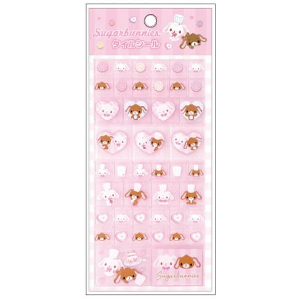 2026年5月発売予約商品 シュガーバニーズ タイルシール ピンク
