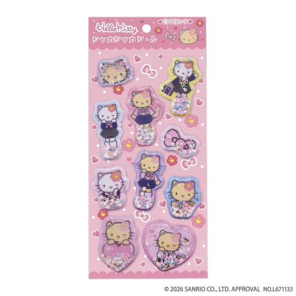 2026年9月発売予約商品 MM KU KT シャカシャカシール (ハローキティ