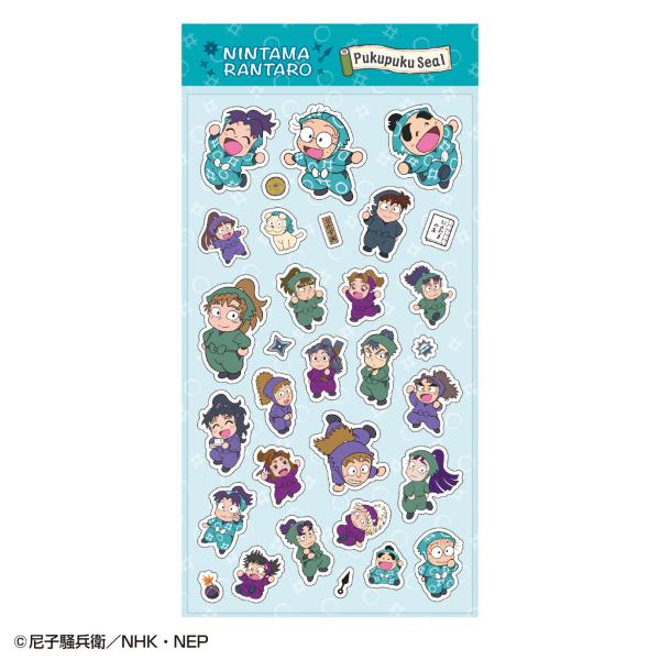 2026年4月再販予約商品 忍たま乱太郎 ぷくぷくシール(全員集合