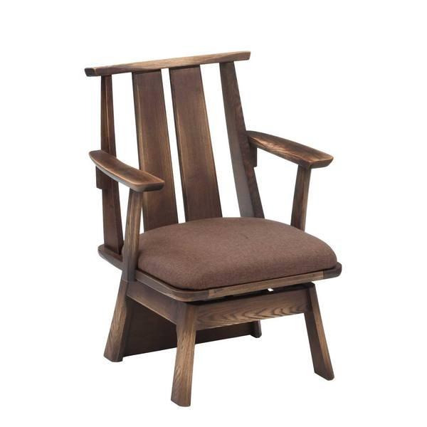 Q-107 日向 ダイニングチェアー 単品販売 ブラウン モダンスタイル 協  