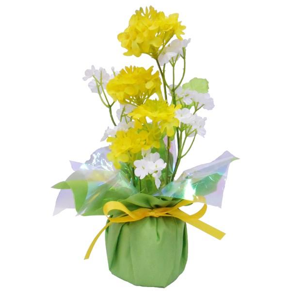 店舗装飾 ディスプレイ 造花菜の花ポット 春 季節装飾 販促専門店 装飾屋 Com 通販 Yahoo ショッピング