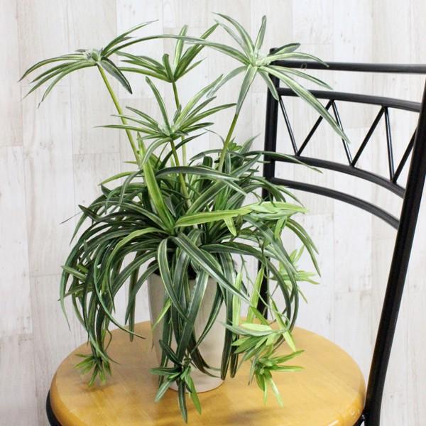 人工観葉植物 オリヅルランポット 46cm 季節装飾 販促専門店 装飾屋 Com 通販 Yahoo ショッピング