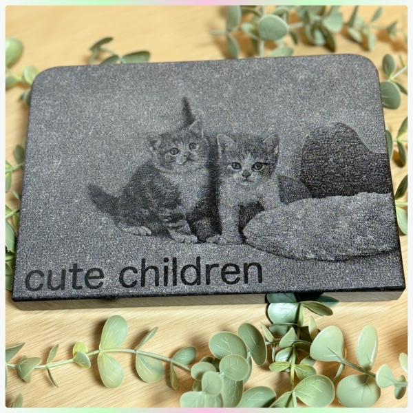 【　写真そのまま！　】　【　どんなものでも！　】当店イチオシ商品　影彫-Kage bori- 【小】褪せることのない”想い”を美しい形で刻みませんか？カラー、モノクロにも対応！！【 size  】縦21cm　横15cm　厚さ2cm