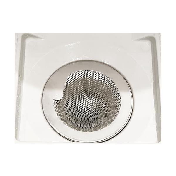 ・日本製（Made In Japan)です。・材質はステンレス（SUS304)で錆びにくく板厚もあり丈夫です。・ステンレスですので樹脂製（プラスチック）よりもヌメリにくいです。・φ１０．２のヘアキャッチャーと交換してご使用いただけます。現在...