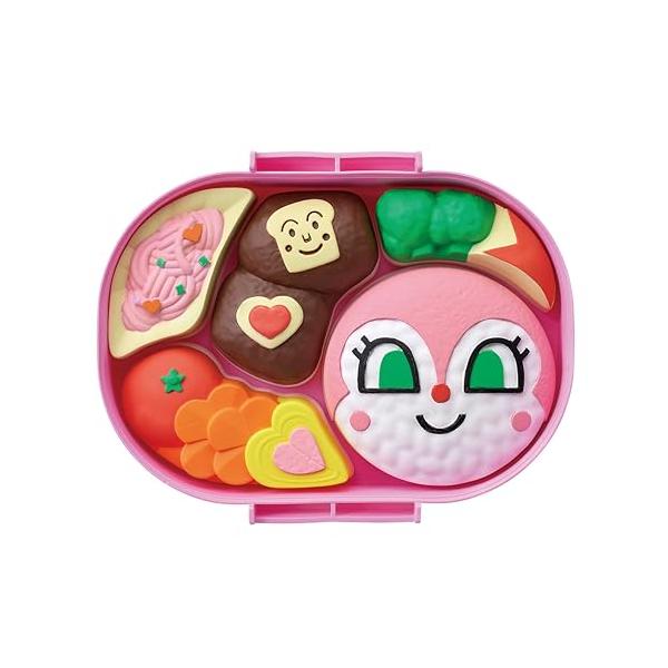 アンパンマンたちの可愛いお弁当を作っちゃおう。 形合わせが楽しいお弁当パズル！対象年齢：3歳以上電池は使用しません(C)やなせたかし／フレーベル館・ＴＭＳ・ＮＴＶ