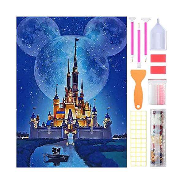 【パッケージ内容】：1枚セットの５Dダイヤモンドアート、１枚のラベルステッカー（3０点）、2個の粘土糊、3本のダイヤモンドペン、1個のビーズトレイ、1個の調整板、30枚ビーズ収納バッグ。（ダイヤモンドビーズの不足を避けるために、ビーズの数を...