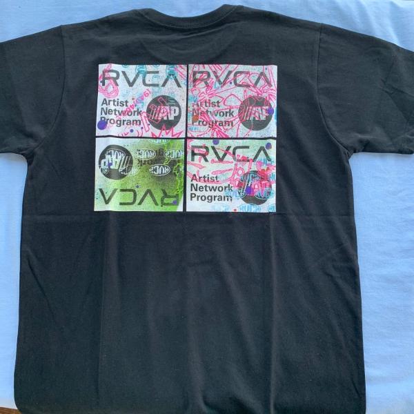 RVCA ANP バックプリントTEE