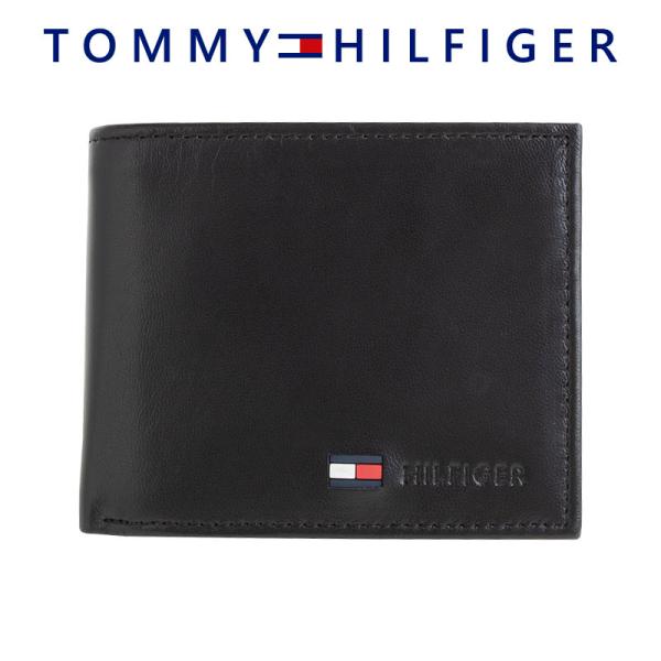トミーヒルフィガー TOMMY HILFIGER 二つ折り財布 小銭入れ付き レザー メンズ 31tl25x020 BOX付 プレゼント ギフト ラッピングTOMMY HILFIGERのロゴがワンポイントのお勧めなアイテムです。シンプルなデ...