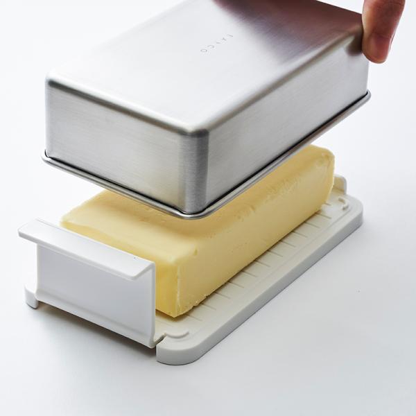 イイトコ EAトCO Butter Case container バターケース コンテナ 切り分けライン入り 保存容器 保管 調理器具 日本製 ヨシカワ 燕三条 as0043楽しく料理を作る、そして食べる。テーマは「EAT+COOKING」...