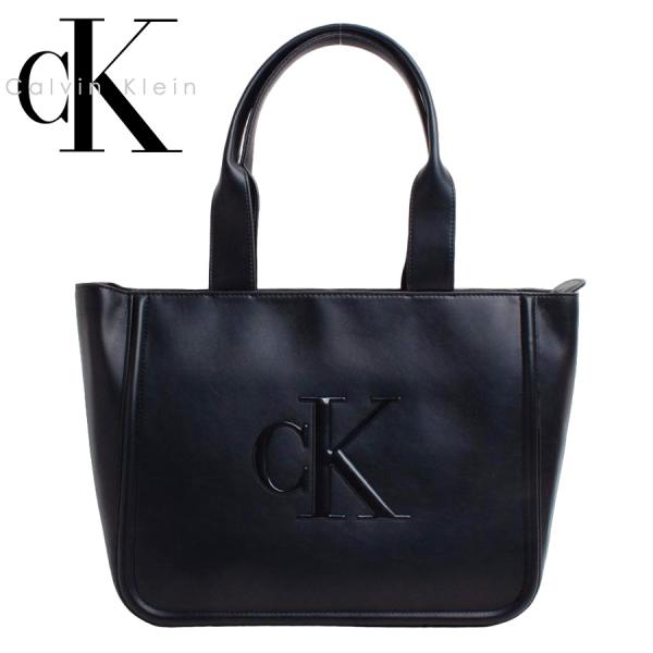 カルバンクライン   トートバッグ レディース A4対応 ミディアムサイズ 通勤 通学 ロゴ ショルダー LV04F3218G UB1 ラッピング不可 southcoast_lv04f3218g