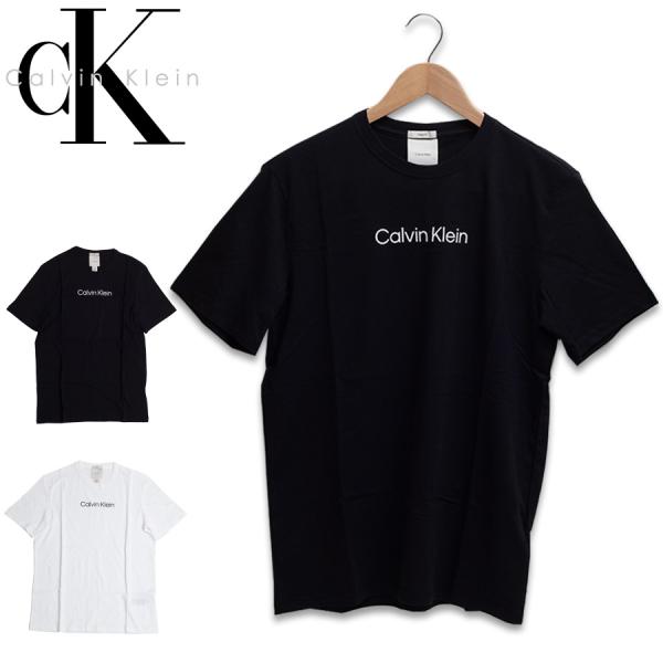 【並行輸入品】カルバンクライン Calvin Klein Tシャツ  ロゴ 半袖 メンズ 丸首 トップス メンズ レディース lv04ld230g ラッピング不可 ネコポスでお届け