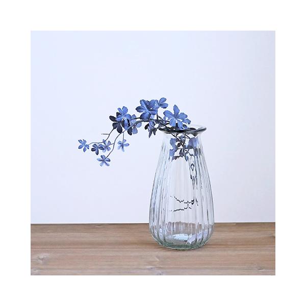 フラワーベース シンプル グラスカット 花瓶 おしゃれ