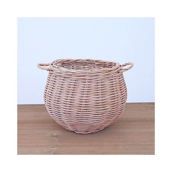インテリア雑貨 木製カゴ MERRY ポット バスケット チャビー M インテリア かご おしゃれ バスケット 庭 リビング