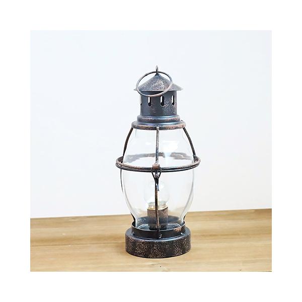 ガーデニング雑貨 LEDランタン Mサイズ アンティーク調 おしゃれ