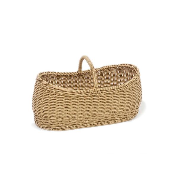 インテリア雑貨 ユティルナイール ボートバスケット L ライトブラウン ナチュラルカゴ