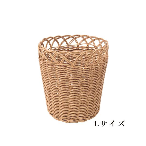 インテリア雑貨 ユティル フラワーポット Lサイズ ベージュ ナチュラル カゴ バスケット