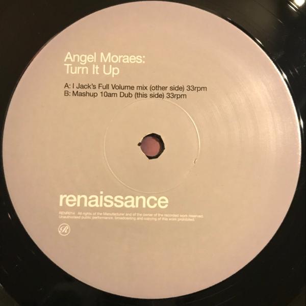 タイトル： Turn It Upアーティスト：Angel Moraesメディア：NMスリーブ：NM2021年3月に突然亡くなったAngel Moraesの2002年の作品。Ministry Of Soundのコンピレーションにも収録されたプ...