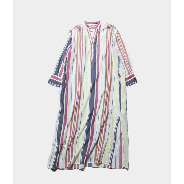 Ne Quittez Pas ヌキテパ Voile Dress Stripe 海外輸入 Shirts ボイルストライプシャツドレス