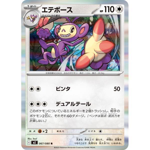 Pokemon（ポケモン） エテボース〔R〕【無/1進化】 〈インフェルノX M2