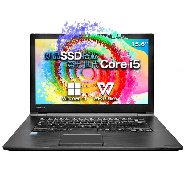 中古ノートパソコン 東芝　dynabook PB65第8世代Core i5 メモリ 8GB 新品SSD256GB 512GB 15.6型 ノートPC office Windows11搭載 初期設定不要  初心者爆買
