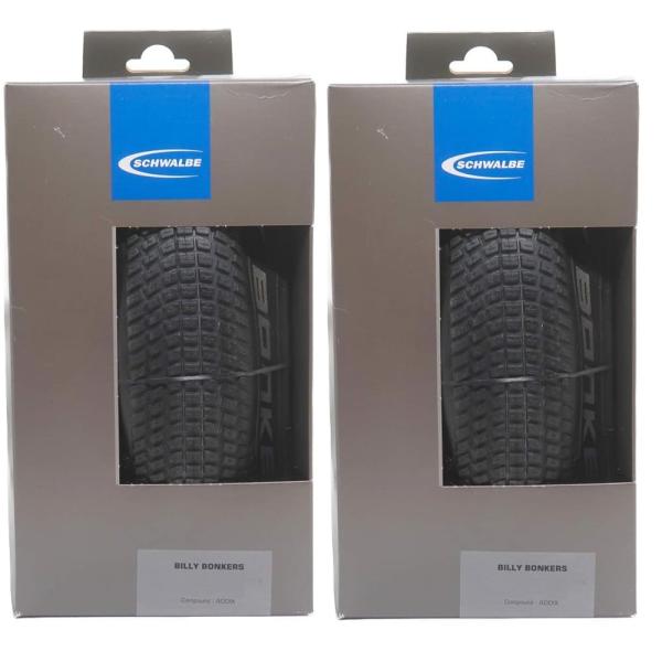 2本セット SCHWALBE(シュワルベ) BILLY BONKERS 26x2.10(54-559) ADDIX フォールディング Folding (ブラック) [並行輸入品]