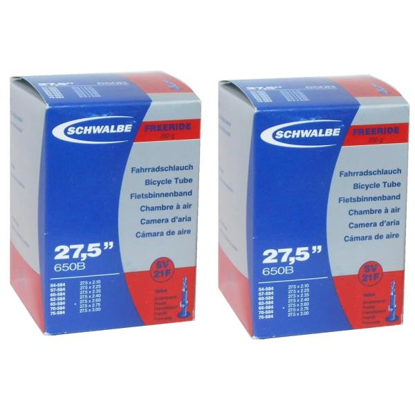 SCHWALBE(シュワルベ) 27.5×2.10/3.00用チューブ(FR用) 仏式 40mm SV21F 650B 27.5+ [並行輸入品]