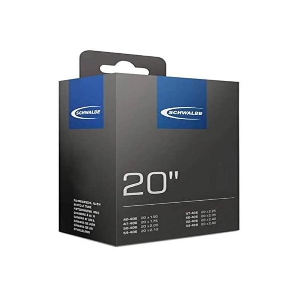 SCHWALBE(シュワルベ) 【正規品】20×1.50/2.50用チューブ 英式 40ミリバルブ 7DV