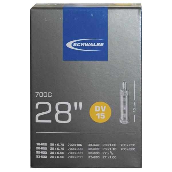 Schwalbe DV15 / 10427611 Chambre ? air Noir 70 cm