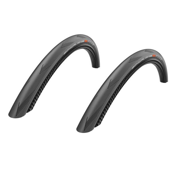 2本セット SCHWALBE PRO ONE ADDIX Race クリンチャー シュワルベプロワン 700c (700×28c, ブラック) [並行輸入品]