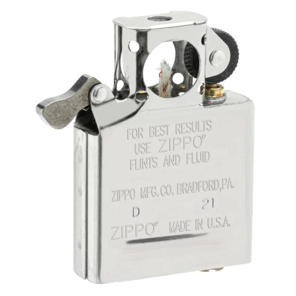 Zippoクロームメッキパイプインサート。