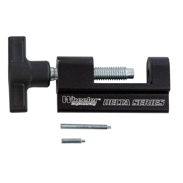 Wheeler Engineering Trigger Guard Install Tool for Installing and Changing Trigger Guards While Gunsmithing, black, silver