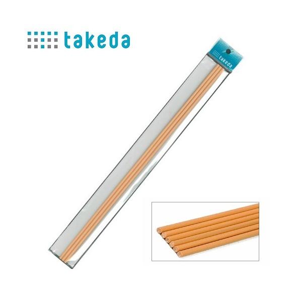 塩ビ製 木目 丸棒 長さ：400mm特注の塩ビ樹脂で出来ています。木目調の丸形棒材です。水に強く、模型・工作に適した素材です。１、２ｍｍは折り曲げ可能です。3、5mmは曲げ部分が白く変色する場合があります。■φ1mm×400mm 8本入り■...