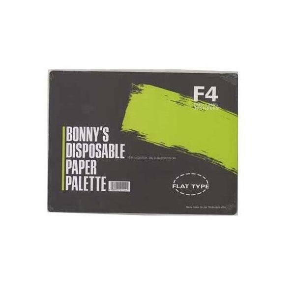 バニーコルアート ペーパーパレット F4サイズ FLAT フラット 30枚入り