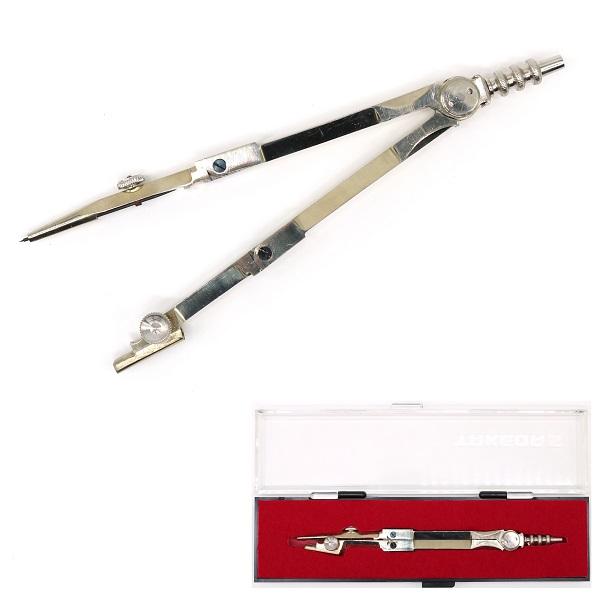 タケダ（takeda） 英式大コンパス 鉛筆 鉛筆用（引針式）長さ140mm