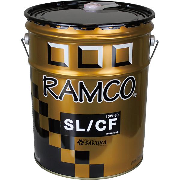 ★10W-30 SL/CF 20L 鉱物油　エンジンオイル　ガソリン　ディーゼル ラムコ ガソリン・ディーゼル兼用鉱物オイル SL/CF 10W-30 20L