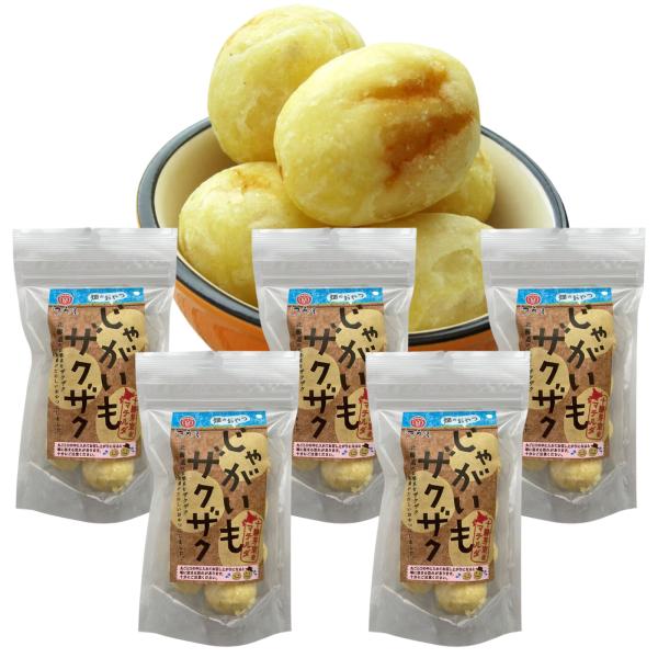 江戸屋 じゃがいもザクザク 65g 5袋セット 塩味