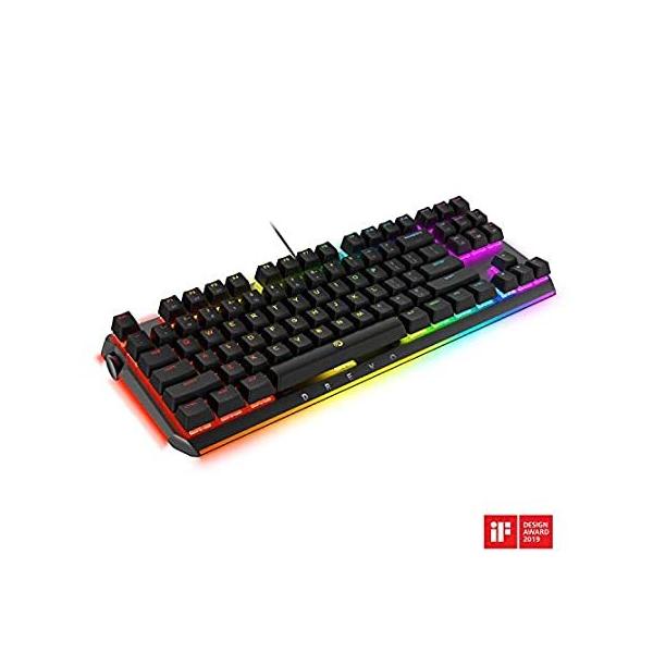 特別価格DREVO BladeMaster TE All Rounder RGB Wired 87 Keys Mechanical Gaming Keyboa好評販売中