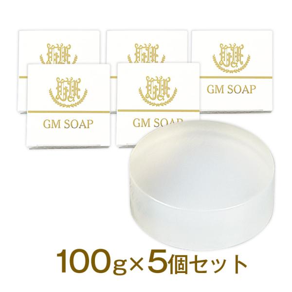 GM SOAP 有機ゲルマニウム配合石けん 100g×5個 ポイント利用 爆買