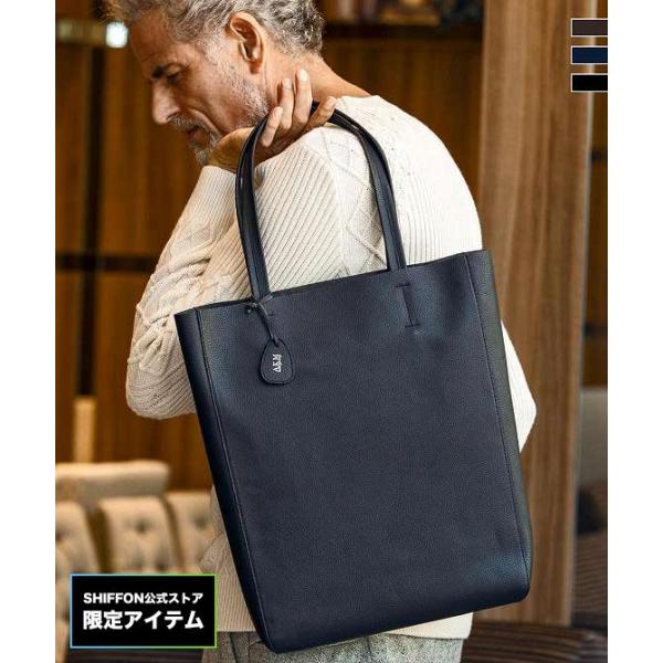 AKM Contemporary エイケイエムコンテンポラリー バーティカル レザー トートバッグ 鞄 メンズ